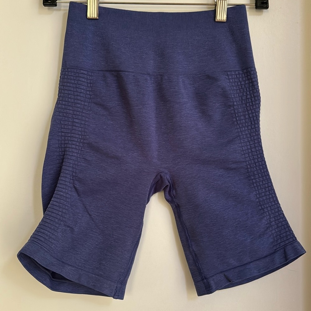 Alphalete Seamless Biker Shorts in Comet Blue
